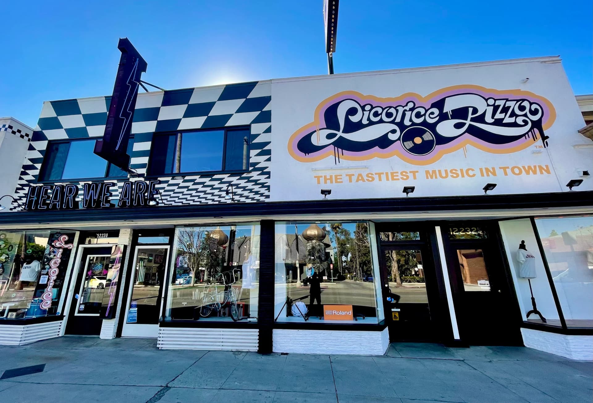 Licorice Pizza Records storefront